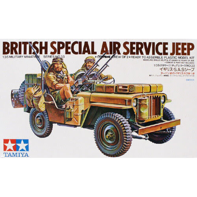 TAMIYA 1/35 BRITISH SAS JEEP