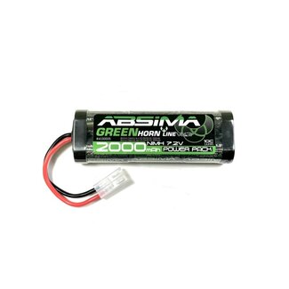 ABSIMA ABSIMA 7.2V NIMH 2000MAH STICK PACK WITH TAMIYA CONNECTOR