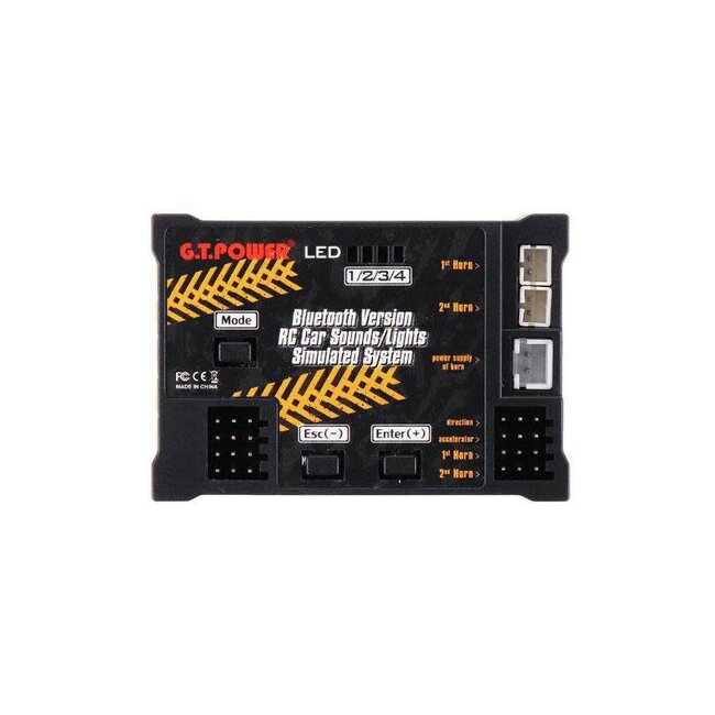 GT POWER CONTAINER TRUCK  LIGHT & SOUND SYSTEM STANDARD BLUETOOTH UPGRADE