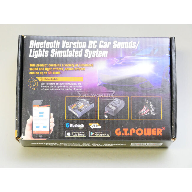 GT POWER CONTAINER TRUCK  LIGHT & SOUND SYSTEM STANDARD BLUETOOTH UPGRADE