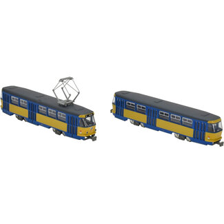 TOMIX Tomytec N Train Leipzig Tram Tatra T4 + B4 Type 2 Cars Set F