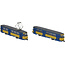 Tomytec N Train Leipzig Tram Tatra T4 + B4 Type 2 Cars Set F