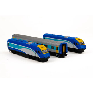 GOPHER Gopher Models N Scale New South Wales XPT 3pc Set Trainlink Blue (No Logo) Livery