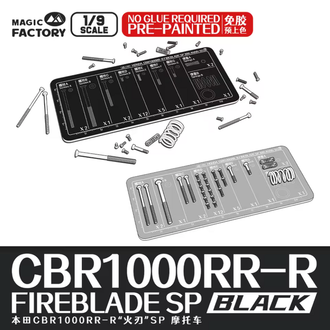 Magic Factory 1/9 Honda CBR1000RR-R Fireblade SP (Pre-coloured) Plastic Model Kit