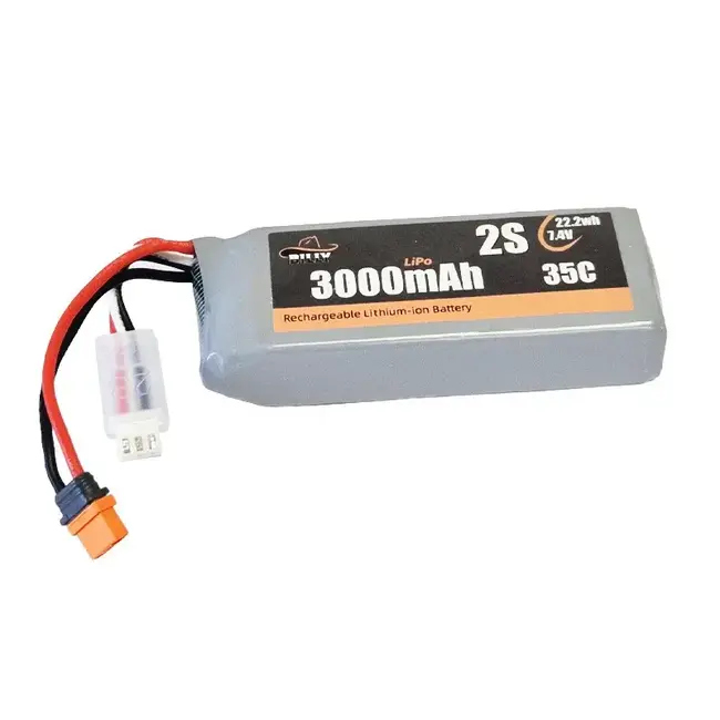 Billy RC 3000mAh 2S 7.4V 35C LiPo Battery with IC2 Connector, Arrma Grom