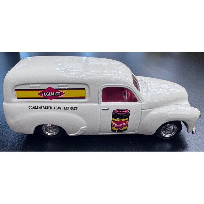 TRAX HJ HOLDEN VAN VEGEMITE  1/43 DIE CAST MODEL  ( EX DECEASED ESTATE SOLD AS IS )