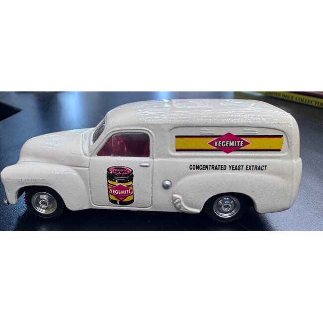TRAX HJ HOLDEN VAN VEGEMITE  1/43 DIE CAST MODEL  ( EX DECEASED ESTATE SOLD AS IS )