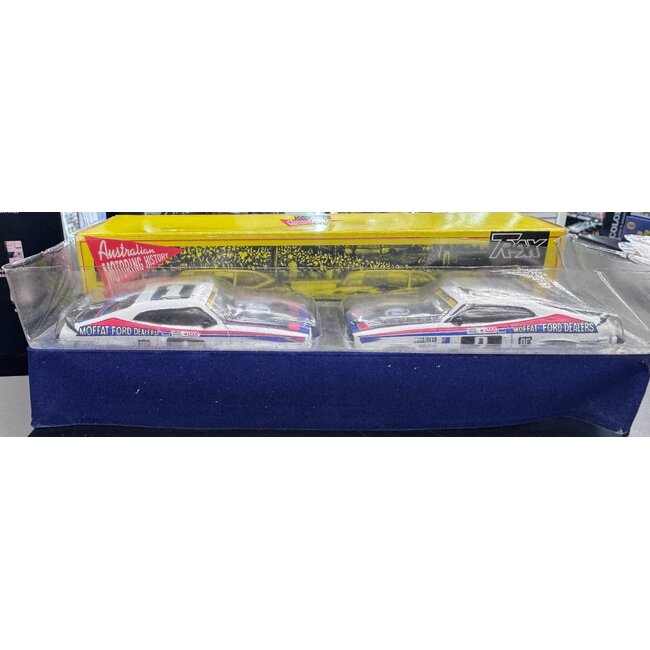TRAX XC FALCON 1 2 BATHURST TWIN PACK   1/43 DIE CAST MODEL  ( EX DECEASED ESTATE SOLD AS IS )