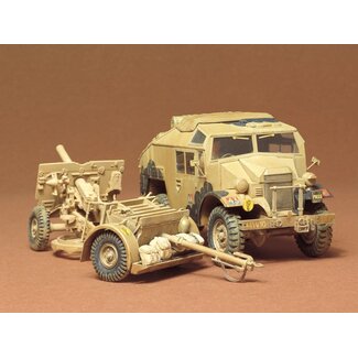 TAMIYA TAMIYA BR. 25 PDR. GUN & QUAD TRACTOR 1:35 kit