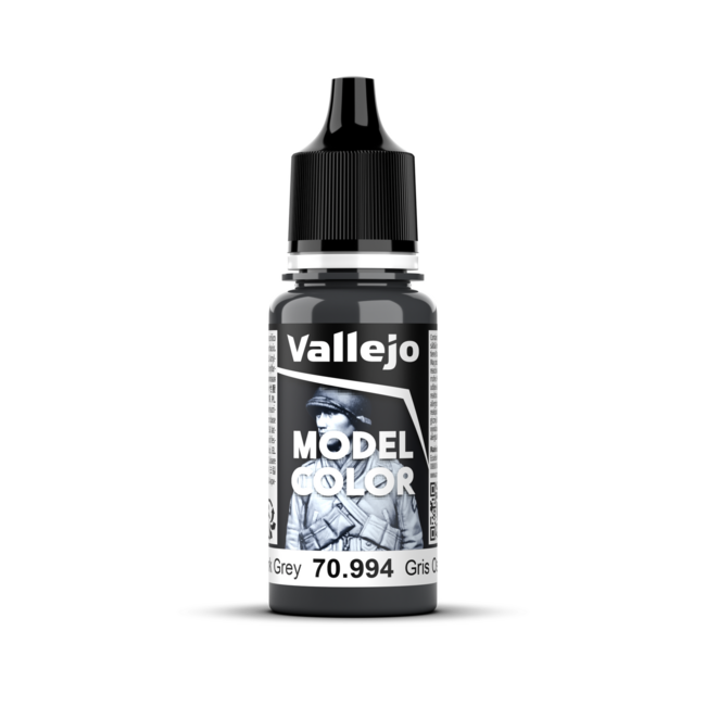 Vallejo Model Colour #175 - Dark Grey - 18 ml Matt Acrylic Paint