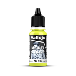 VALLEJO Vallejo Model Colour #090 - Yellow Green - 18 ml Matt Acrylic Paint