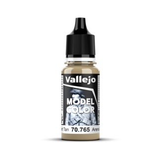 VALLEJO Vallejo Model Colour #140 - Desert Tan - 18 ml Matt Acrylic Paint