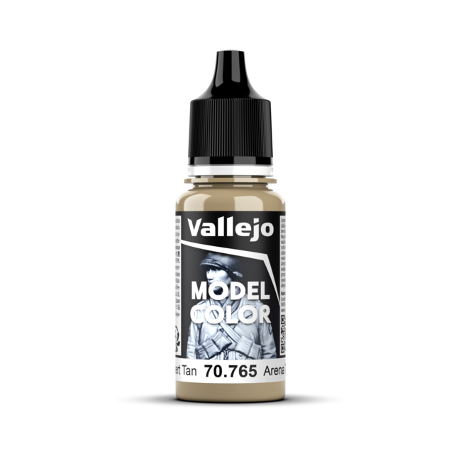 Vallejo Model Colour #140 - Desert Tan - 18 ml Matt Acrylic Paint