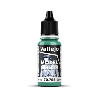 VALLEJO Vallejo Model Colour #074 - Light Emerald - 18 ml Matt Acrylic Paint