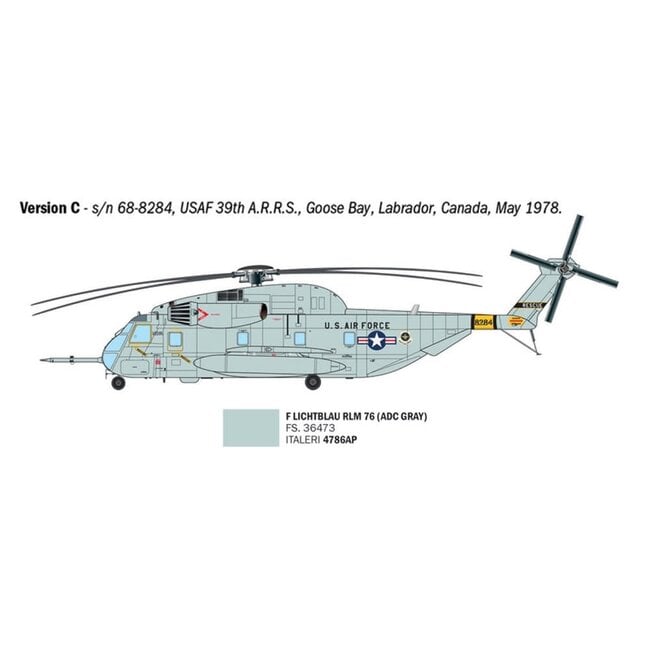 ITALERI 1/72 HH-53C "JOLLY GREEN GIANT"  HELICOPTER KIT