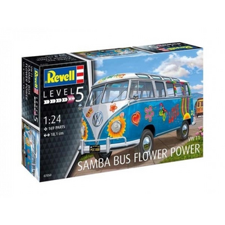 REVELL REVELL 1/24 SAMBA BUS FLOWER POWER COMBI VAN