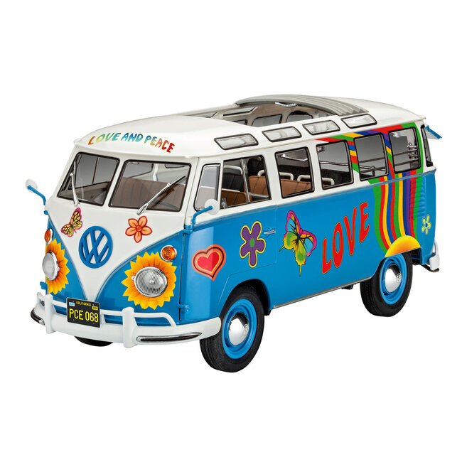 REVELL 1/24 SAMBA BUS FLOWER POWER COMBI VAN