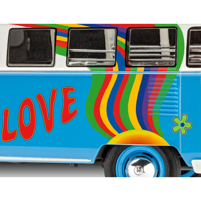 REVELL 1/24 SAMBA BUS FLOWER POWER COMBI VAN