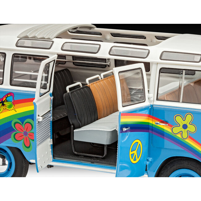 REVELL 1/24 SAMBA BUS FLOWER POWER COMBI VAN