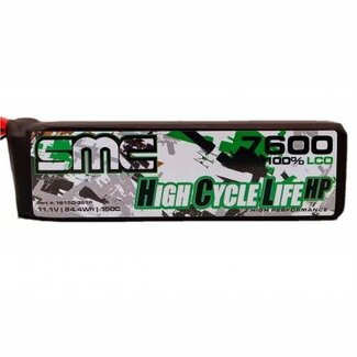 SMC HCL-HP 11.1V 7600mAh 150C G10 Protection Plates T style