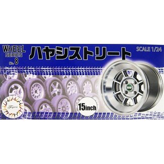 FUJIMI Fujimi 1/24 Hayashi Street 15inch (Wheel-08) Plastic Model Kit