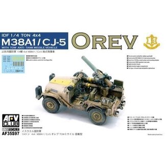 AFV AFV Club 1/35 IDF 1/4 TON 4x4 M38A1/CJ05 Anti Tank Missile Vehicle Plastic Model Kit [AF35S97]