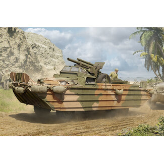 I LOVE KIT I Love Kit 1/35 GMC DUKW-353 with 105mm Howitzer Plastic Model Kit