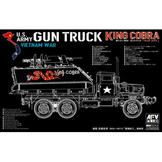 AFV AFV Club 1/35 M113+M54A2 Gun Truck Plastic Model Kit [AF35323]