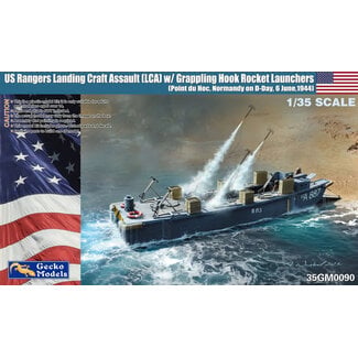 GECKO MODELS Gecko 1/35 US Rangers Landing Craft Assault (LCA) Plastic Model Kit