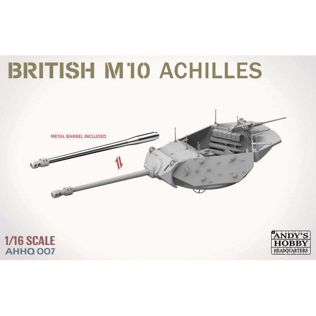 Andy's Hobby HQ 1/16 British Achilles M10 IIc Tank Destroyer Plastic Model Kit
