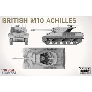 ANDY'S HOBBY Andy's Hobby HQ 1/16 British Achilles M10 IIc Tank Destroyer Plastic Model Kit