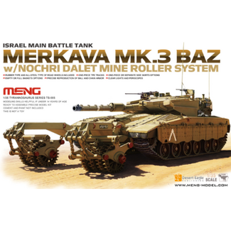 MENG Meng 1/35 Israel Main Battle Tank Merkava Mk.3 BAZ w/Nochri Dalet Mine Roller System Model Kit