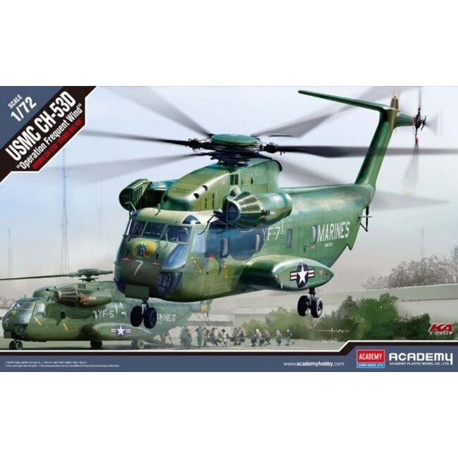 Academy 1/72 USMC CH-53D "Operation Frequent Wind" Plastic Model Kit