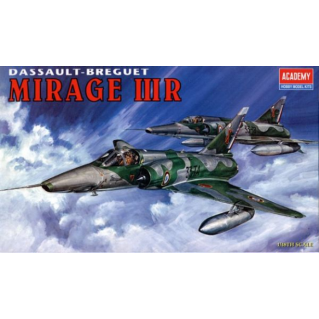 Academy 1/48 Mirage IIIR Fighter Plastic Model Kit [12248]