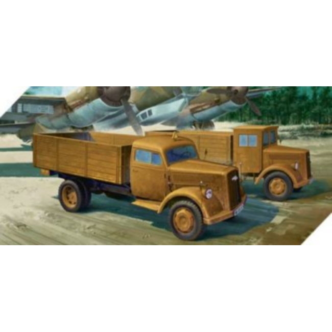 Academy 1/72 German Cargo Truck E/L Plastic Model Kit [13404]