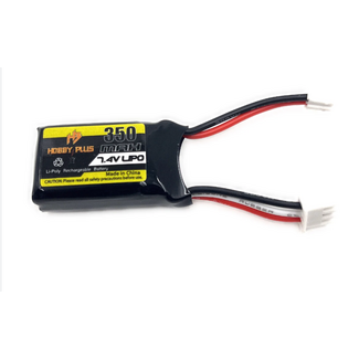 HOBBY PLUS HobbyPlus 7.4V 350mAh Lipo Battery (Speck-B/SCT)
