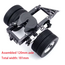 ACE 1/14 DOLLY DUAL AXLE 120mm WIDE ( 180MM TOTAL WIDTH )WITH ALLOY WHEELS & METAL FIXED TURNTABLE