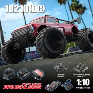MJX MJX 1/10 HyperGo 4WD Brushless RC Truck with Battery and Charger