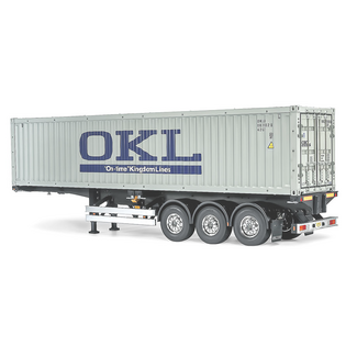 TAMIYA TAMIYA 40 FOOT  OKL CONTAINER SEMI TRAILER 1/14  T56377  ( DISCONTINUED )