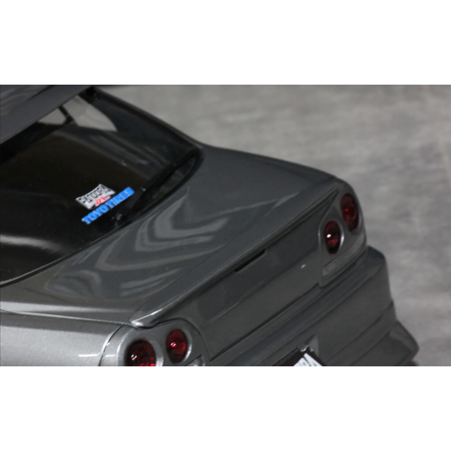 Pandora RC 1/10 Nissan Skyline ER34 4 Door Unpainted Body Shell - Clear