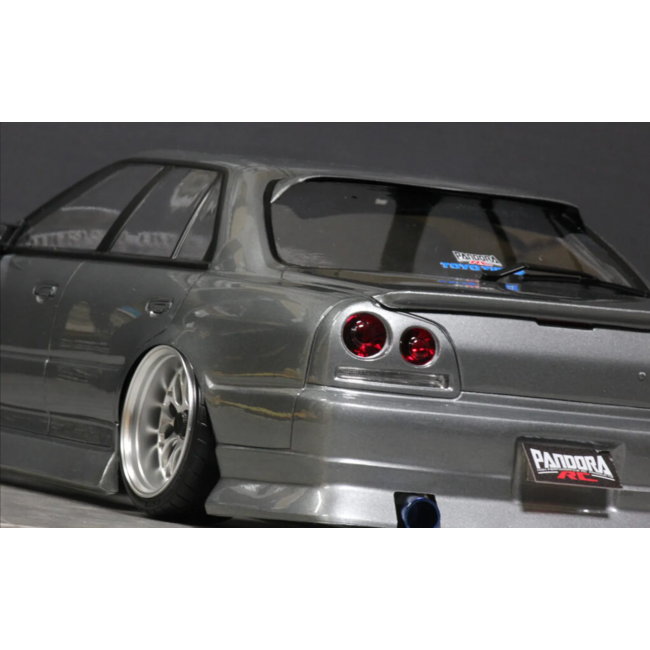 Pandora RC 1/10 Nissan Skyline ER34 4 Door Unpainted Body Shell - Clear