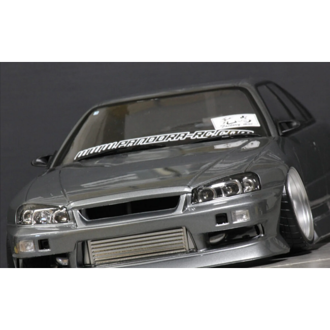 Pandora RC 1/10 Nissan Skyline ER34 4 Door Unpainted Body Shell - Clear