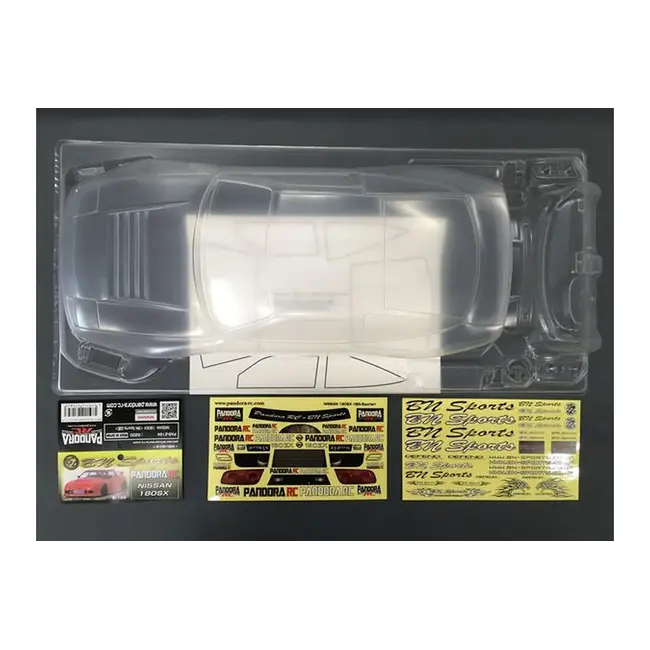 Pandora RC 1/10 Nissan 180SX/BN-Sports Unpainted Body Shell