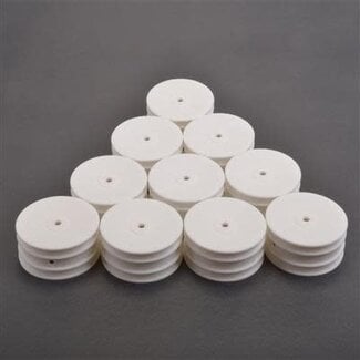 Schumacher RC SCHUMACHER Wheel Front 4WD - White - 5pr