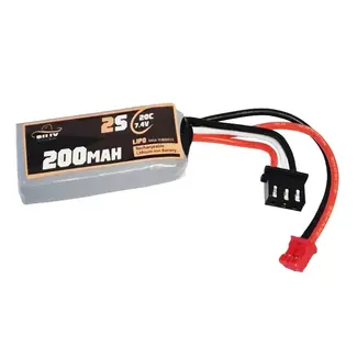BILLY RC Billy RC 200mAh 2S 7.4V 20C LiPo Battery with PH2.0 Connector, Axial SCX30