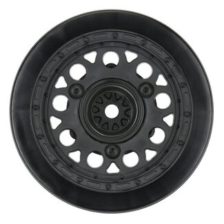 LOSI Proline Showtime 2.2in/3.0in Black SC Dirt Oval Wheels suit SlashCopy of Losi Cage Set Black, 22S Sprint Car