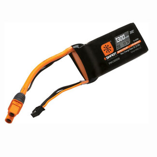 SPEKTRUM Spektrum 1300mah 3S 11.1v 30C Smart LiPo Battery with IC3 Connector