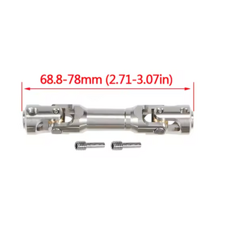 Race RACE STEEL UNIVERSAL DRIVE SHAFT 68.8-78mm FOR TAMIYA 1/14 TRACTOR TRUCKS