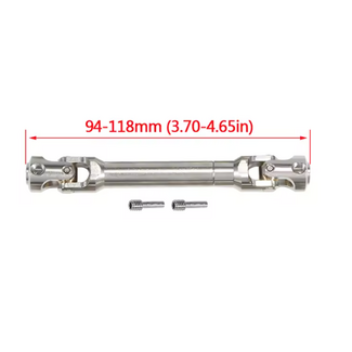 Race RACE STEEL UNIVERSAL DRIVE SHAFT 94-118mm FOR TAMIYA 1/14 TRACTOR TRUCKS