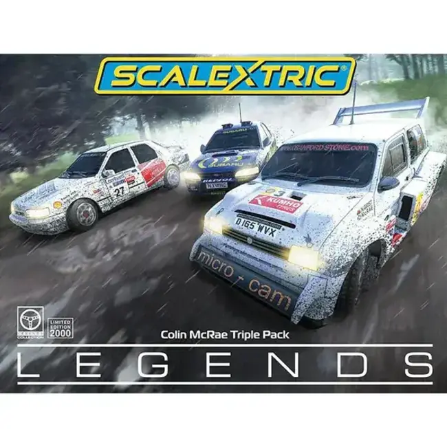 SCALEXTRIC COLIN MCRAE TRIPLE PACK